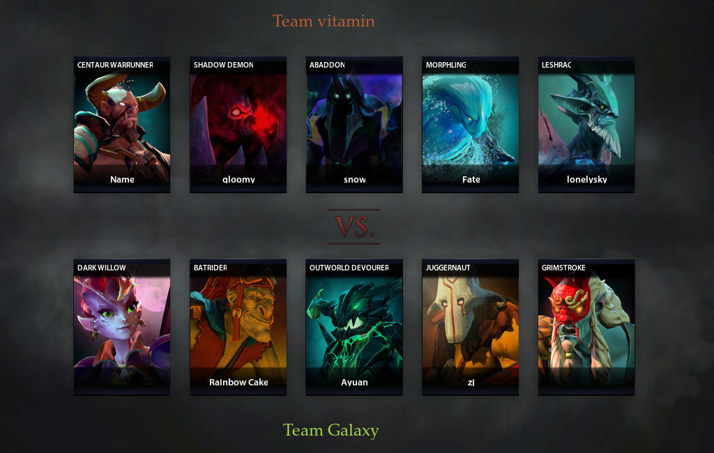 Tv Vs Galaxy Match 19072019 On Radiance Cup Dota 2