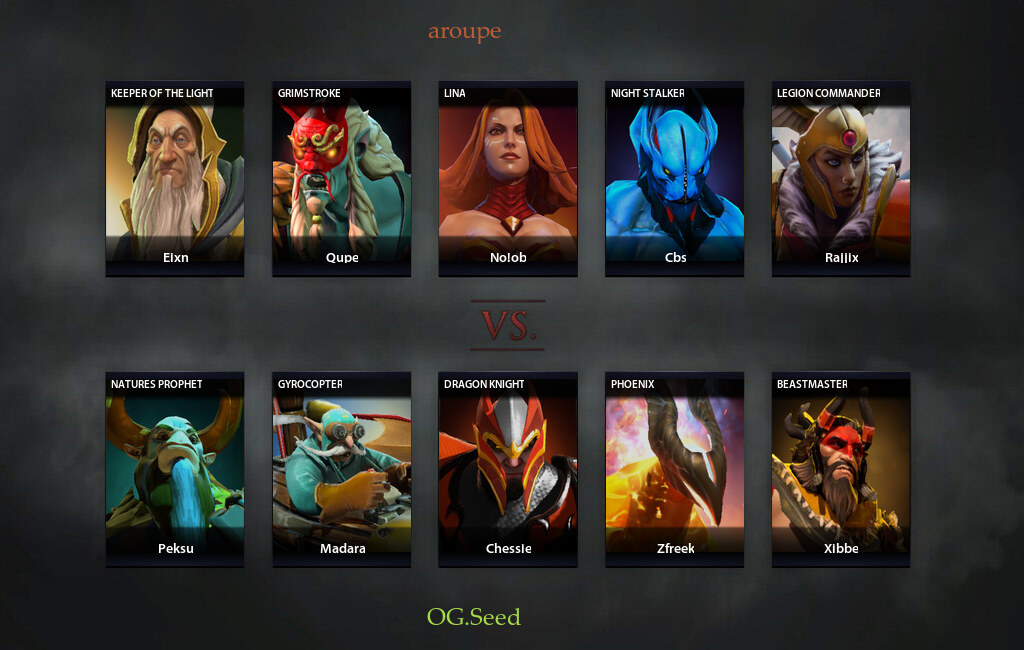 Aroupe Vs Ogseed Match 28112019 On Dreamleague Season 13