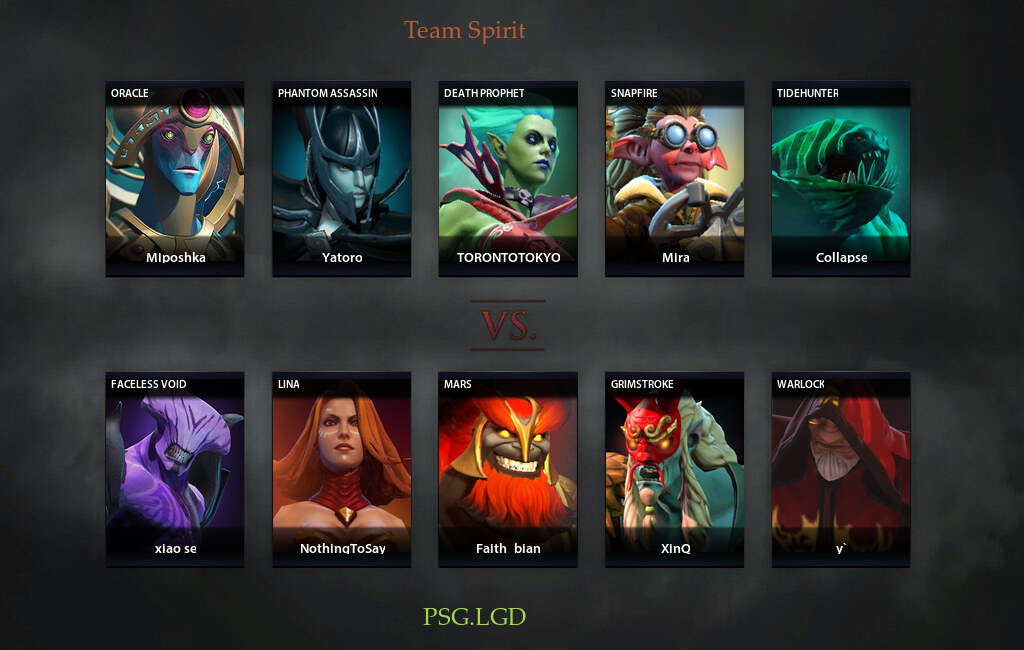 TSpirit vs PSG.LGD. Match 05.06.2021 on WePlay AniMajor Dota 2